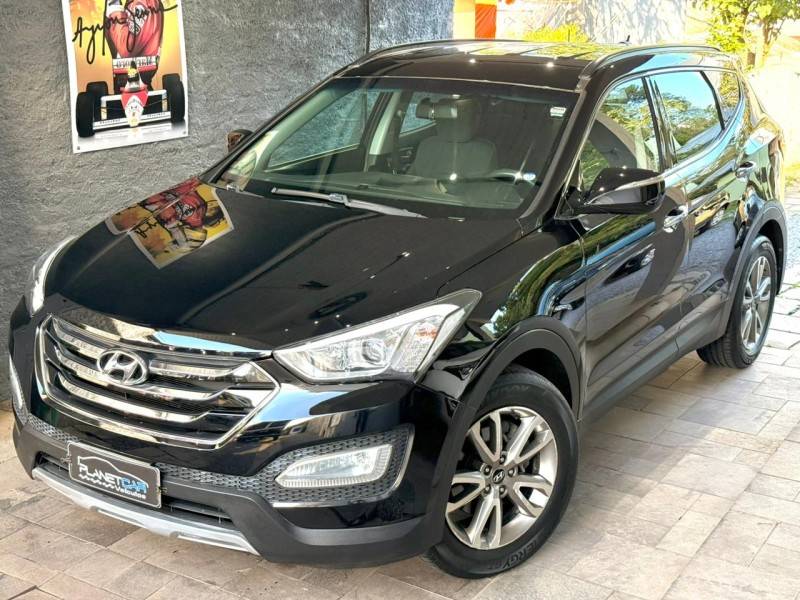 HYUNDAI - SANTA FÉ - 2013/2014 - Preta - R$ 85.900,00